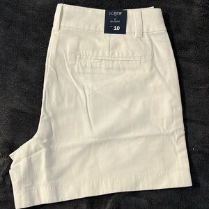 J. Crew shorts white size 10 5” inseam